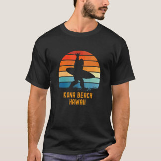 Kona Beach  Hawaii Sasquatch Souvenir T-Shirt