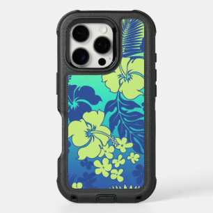 Kona Blend Hawaiian Hibiscus Blend Turq iPhone 16 Pro Case