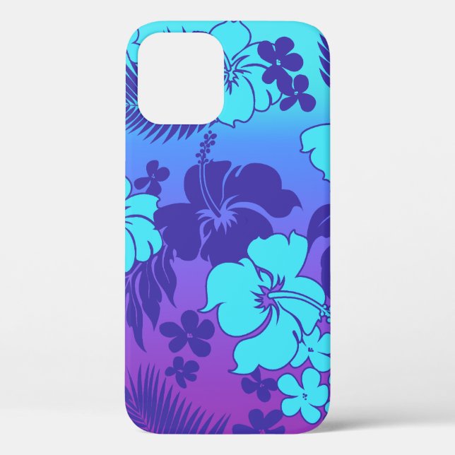 Kona Blend Hawaiian Hibiscus Violet Case-Mate iPhone Case (Back)