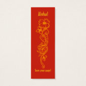 Kona Blend Skinny Bookmark (Back)
