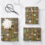 Kona Coast Tiki Tropix Wrapping Paper Sheets