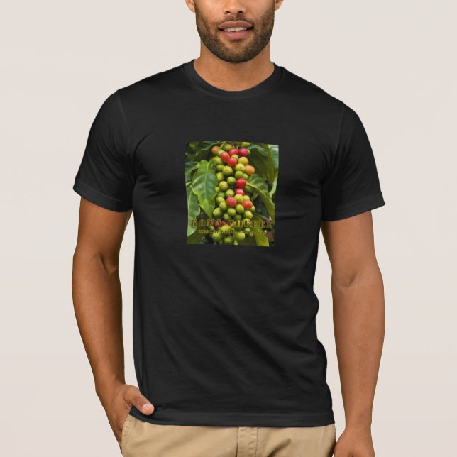 Kona coffee beans T-Shirt (Front)