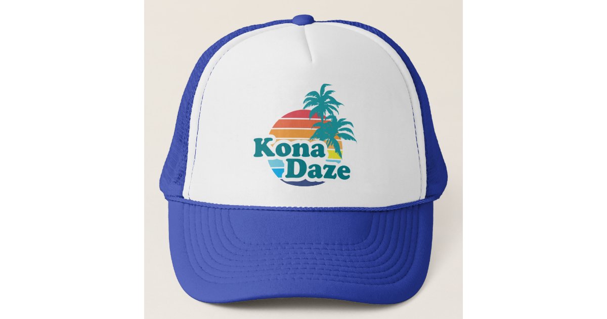 Kona Daze Trucker Hat Zazzle