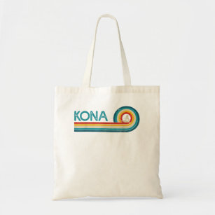 Kona Hawaii Vintage Distressed Surfer Beach Palm T Tote Bag