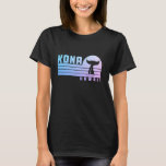 Kona Hawaii Vintage Hawaiian Islands Whale Watchin T-Shirt