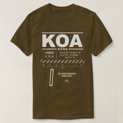Kona International Airport KOA T_Shirt