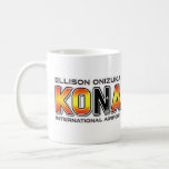 Kona KOA Airport Code Coffee Mug