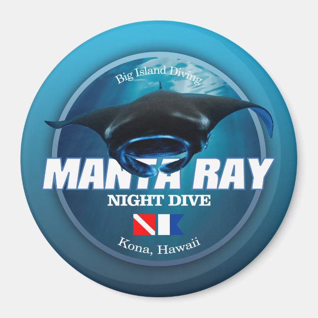 Kona Night Dive (DD2) Magnet (Front)