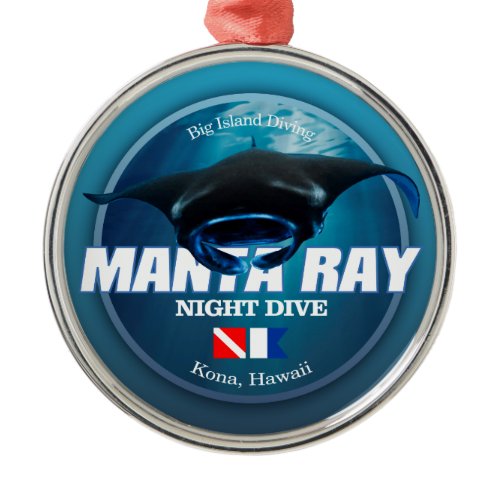 Kona Night Dive (DD2) Metal Ornament