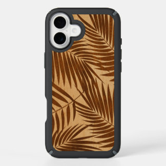 Kona Palms Hawaiian Leaf Faux Wood Tropical iPhone 16 Plus Case