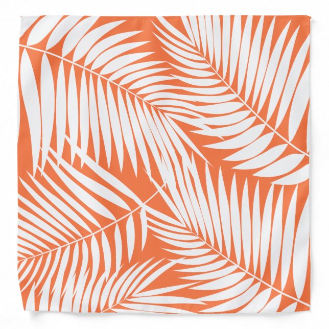 Kona Palms Hawaiian Leaf Tropical Bandana (Front)