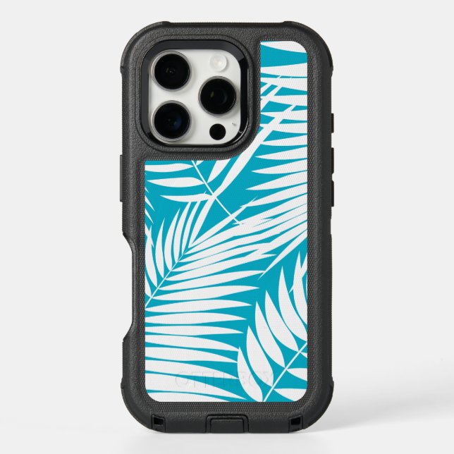 Kona Palms Hawaiian Leaf Tropical Otterbox iPhone Case (Back)