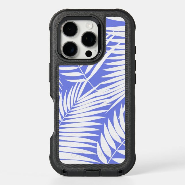 Kona Palms Hawaiian Leaf Tropical Otterbox iPhone Case (Back)