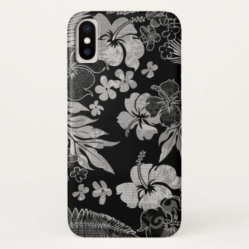 Kona Times Hibiscus Hawaiian Engineered iPhone X Case