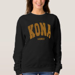 KONA USA TRIATHLETE TRIATHLON SPORT HAWAII WOMEN M SWEATSHIRT