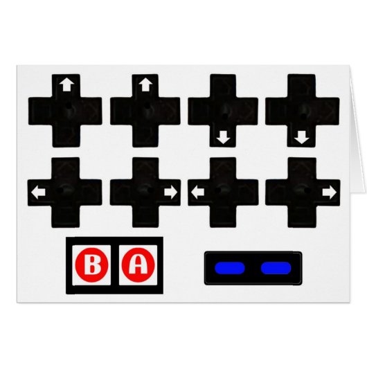 Konami Contra Code Cards (Front Horizontal)