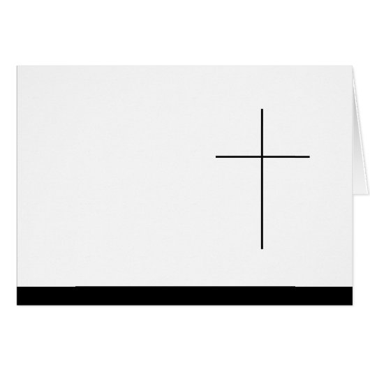 Kondolenzkarte (Front Horizontal)