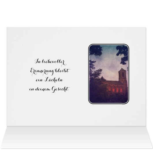 Kondolenzkarte (Inside Horizontal (Top))