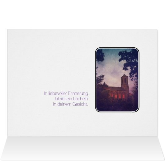 Kondolenzkarte (Inside Horizontal (Top))