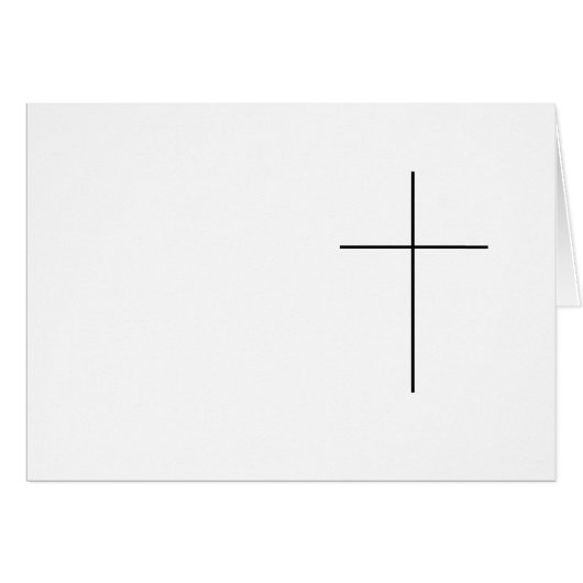 Kondolenzkarte (Front Horizontal)