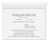 Kondolenzkarte (Inside Horizontal (Bottom))