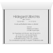 Kondolenzkarte dezent (Inside Horizontal (Bottom))