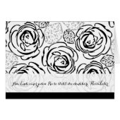 Kondolenzkarte Rosen (Front Horizontal)