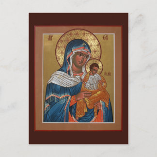 Konevitsa Mother of God Prayer Card