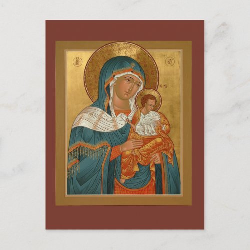 Konevitsa Mother of God Prayer Card