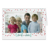 Konfetti julhälsning (Front Horizontal)