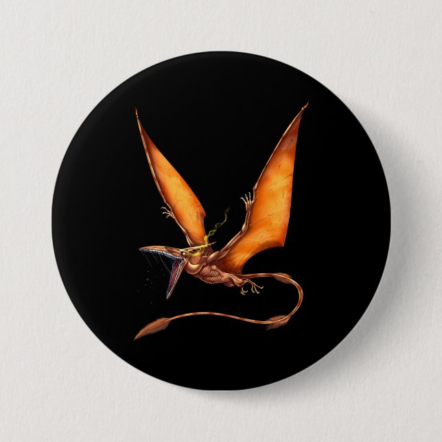 Kongamato Cryptid Creature Button (Front)