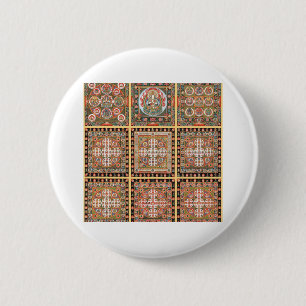 Kongokai Mandala Pinback Button