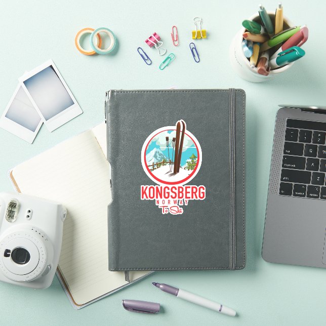 Kongsberg Norway Ski logo Sticker (iPad Cover)