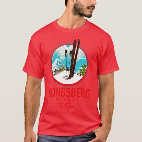 Kongsberg norway ski T_Shirt