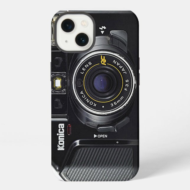 Konica MT-9 Vintage Camera  Iphone Case (Back)