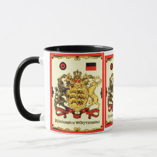 Königreich Württemberg ~ Vintage Coat of Arms Mug