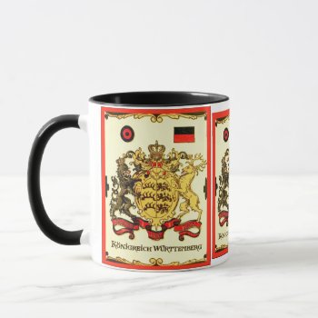 Königreich Württemberg ~ Vintage Coat Of Arms Mug by VintageFactory at Zazzle