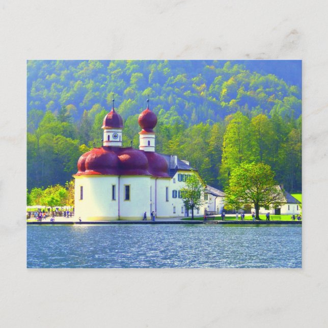 Königsee St. Bartholomä Postcard (Front)