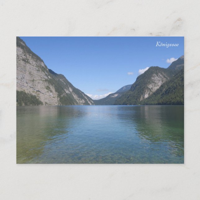 Königssee Bavarian Alps Postcard (Front)