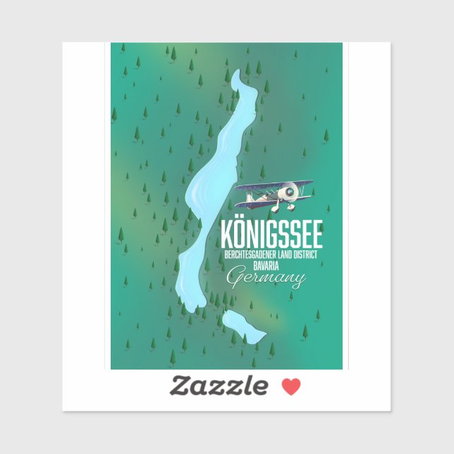 Königssee  Berchtesgadener Germany Sticker (Sheet)