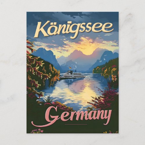 Knigssee Germany Postcard