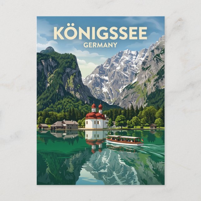 Königssee Germany Postcard (Front)