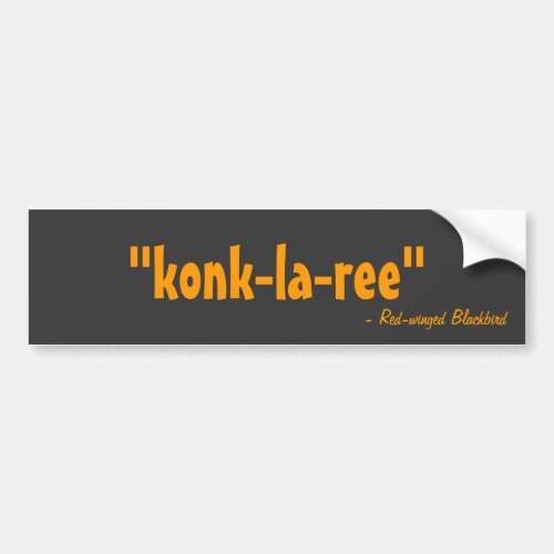 konk_la_ree bumper sticker