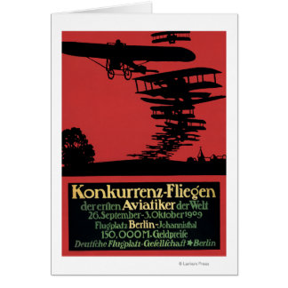 Konkurrenz-Fliegen Airfield Promotional Poster Cards