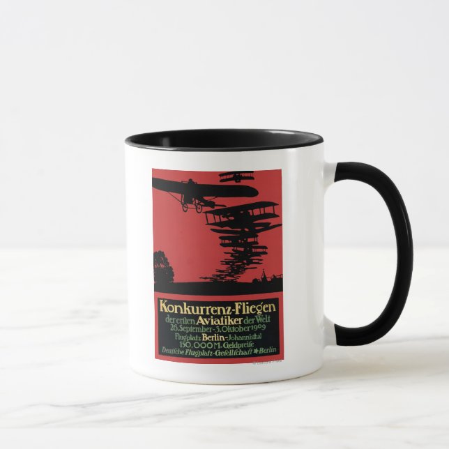Konkurrenz-Fliegen Airfield Promotional Poster Mug (Right)