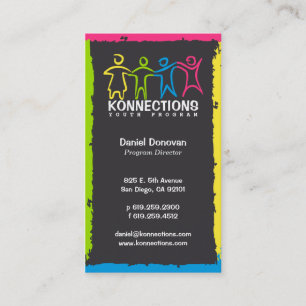 Konnections Youth Program Nonprofit Business Card