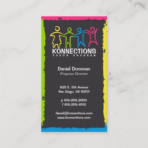 Konnections Youth Program Nonprofit Business Card