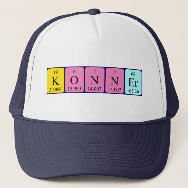 Konner periodic table name hat (Front)
