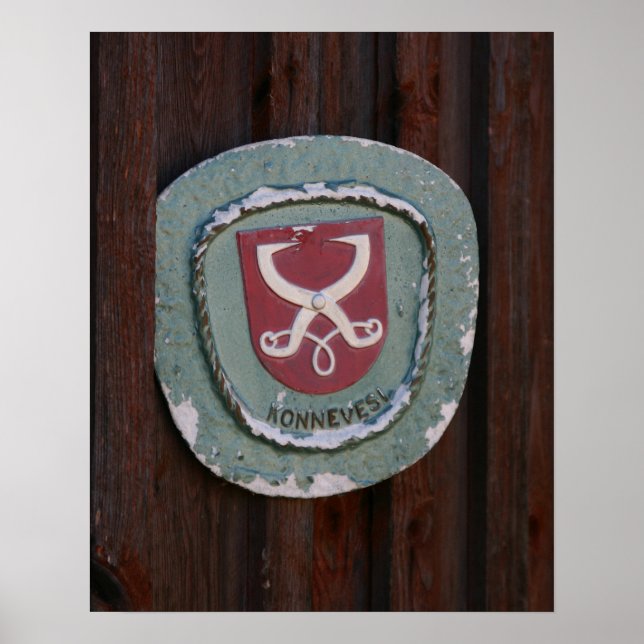 Konnevesi Door Plate poster (Front)