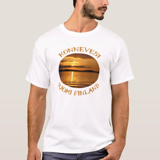 Konnevesi Sunset shirt - choose style (Front)
